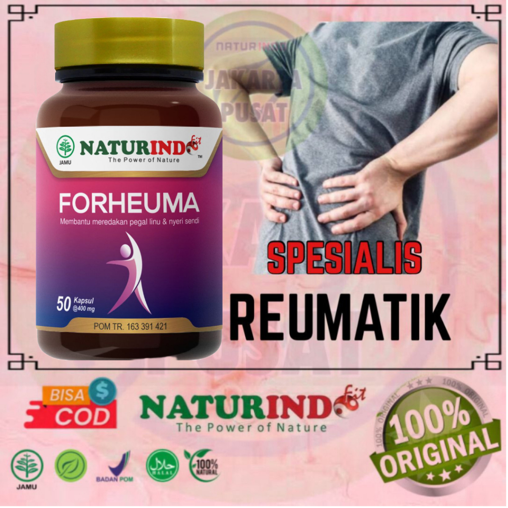 Jual Naturindo Forheuma Obat Herbal Jamu Tradisional Asam Urat