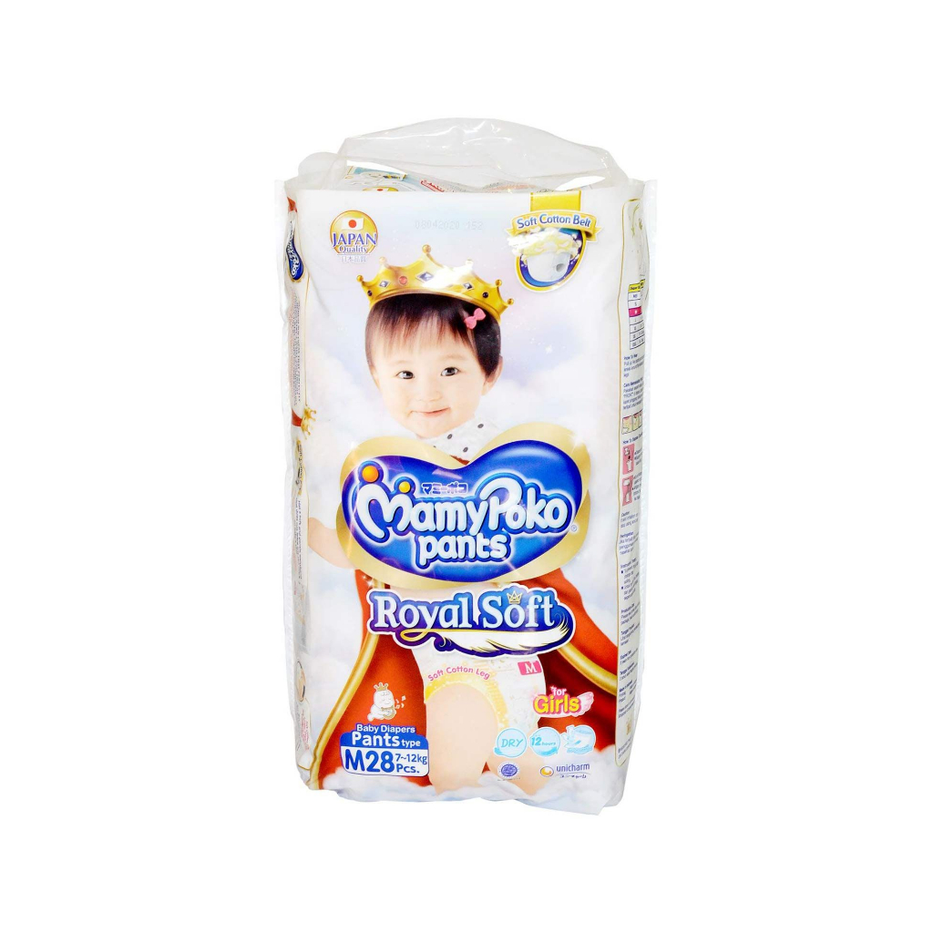 Jual Mamy Poko Royal Soft Jumbo M28 Girl Shopee Indonesia