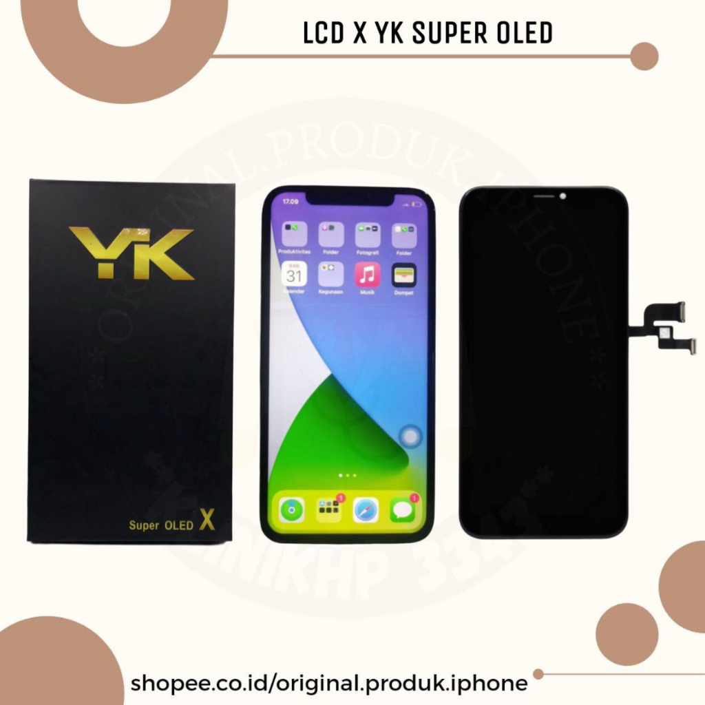 Jual LCD TOUCHSCREEN X YK SUPER OLED NEW FULLSET Shopee Indonesia