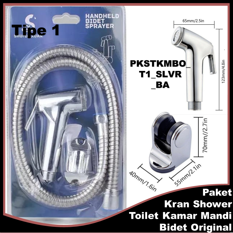 Jual Paket Kran Shower Toilet Kamar Mandi Bidet Original Pkstkmbo