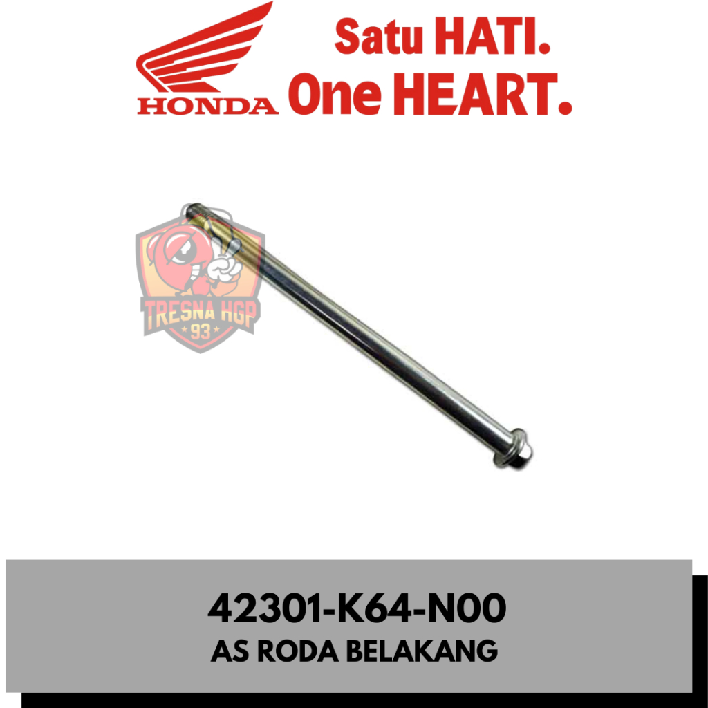 Jual 42301 K64 N00 AS RODA BELAKANG CBR 250RR K64 ORIGINAL AXLE RR