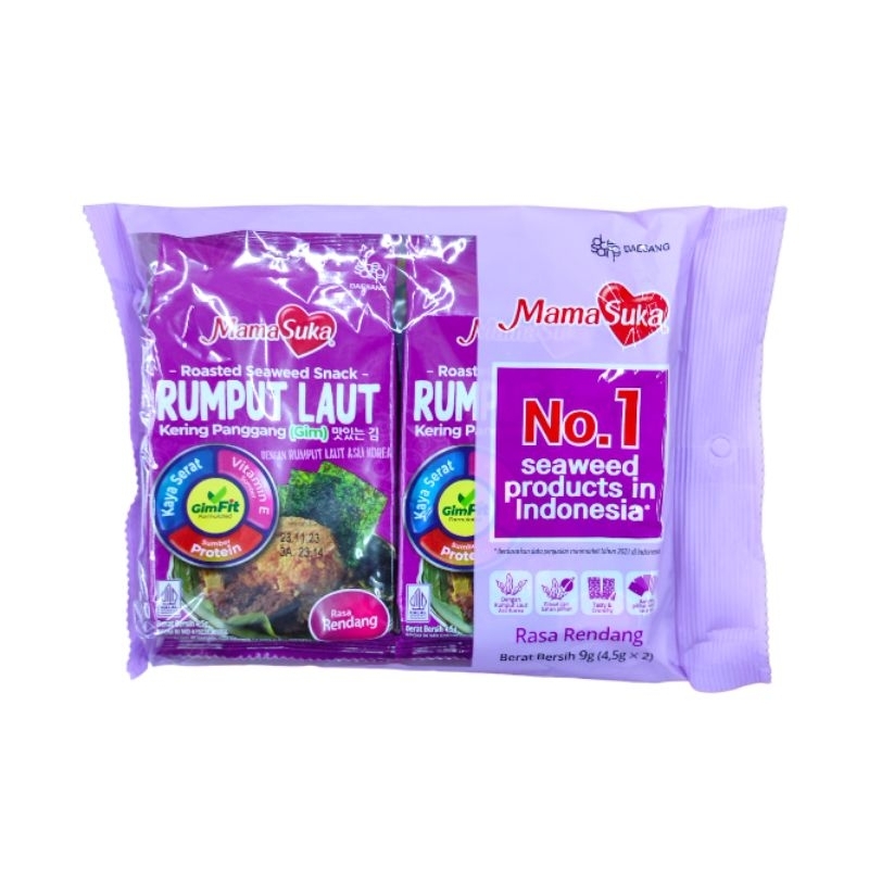 Jual Mamasuka Rumput Laut Nori Isi Pcs Seaweed Mamasuka