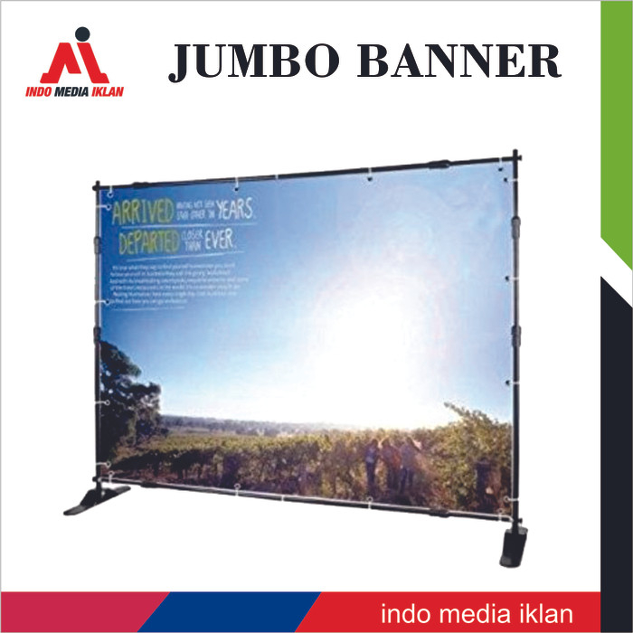 Jual Jumbo Banner Stand Backdrop Backwall Portable Shopee Indonesia