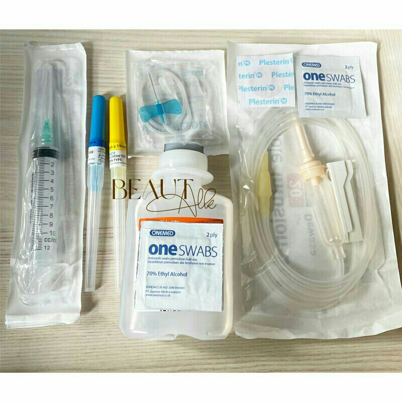 Jual Kelengkapan Infus Set Whitening Infuset Dewsa Lengkap Shopee