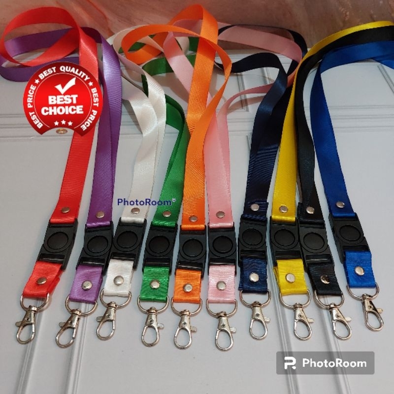 Jual Tali Lanyard Cm Pc Id Card Lanyard Cm Stoper Gantungan Tali