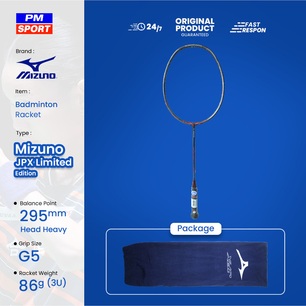 Jual RAKET BADMINTON BULUTANGKIS MIZUNO JPX LIMITED EDITION Shopee