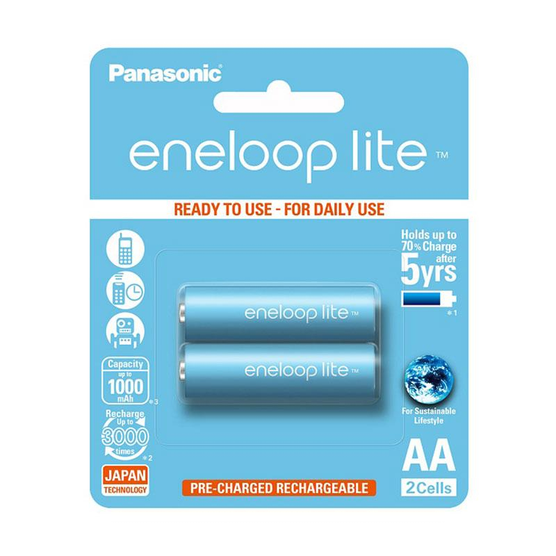 Jual Panasonic Eneloop Lite A2 AA 950mAH Batre Rechargeable ORI 2pcs