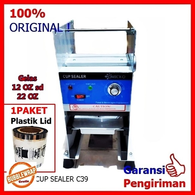 Jual Mesin Press Gelas Plastik Cup Sealler C 39 OMICKO C 39