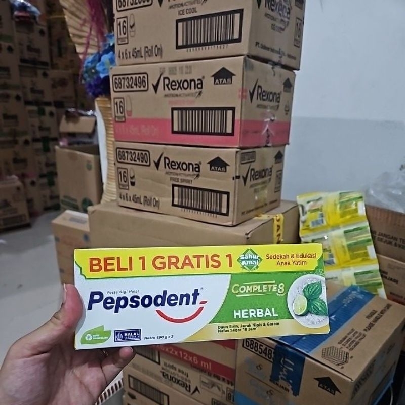 Jual Pepsodent Herbal X Pcs Kemasan Banded Beli Gratis