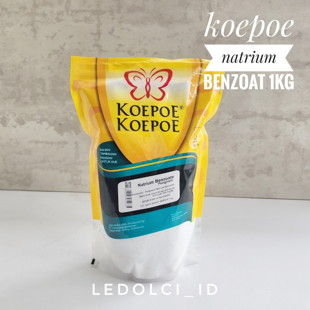 Jual KOEPOE NATRIUM BENZOAT PENGAWET MAKANAN 1 KG Shopee Indonesia