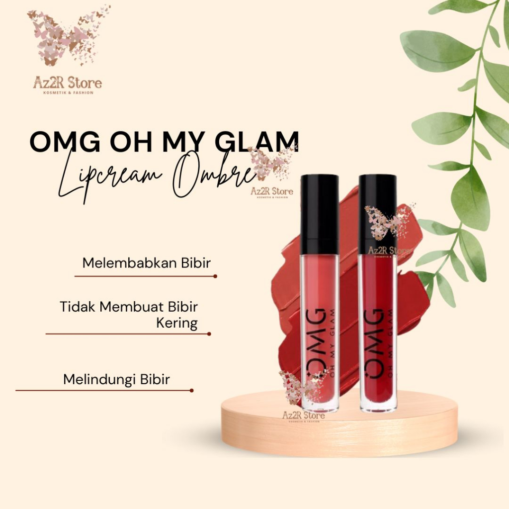 Jual Omg Ombre Ala Selebgram Combo Pcs Oh My Glam Matte Kiss Lip