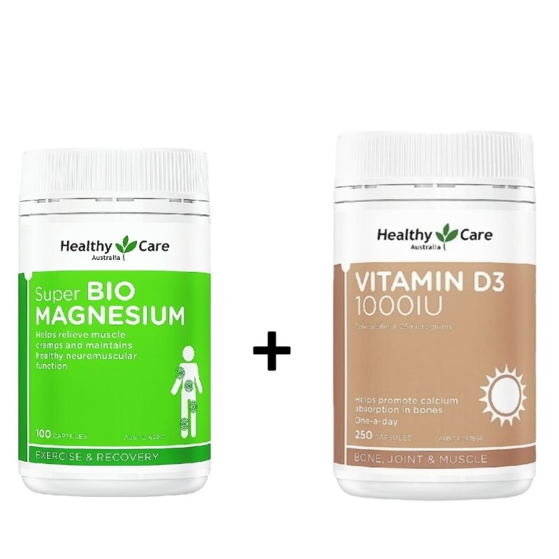 Jual Healthy Care Super Bio Magnesium Capsules Vitamin D Iu