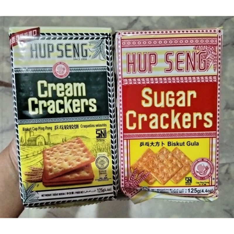 Jual Hup Seng Cream Crackers Biskuit Malaysia Roti Kebeng Biskut