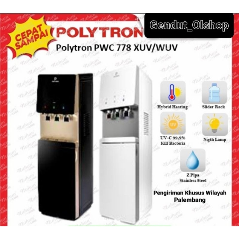 Jual Khusus Wilayah Palembang Dispenser Galon Bawah Polytron Hydra