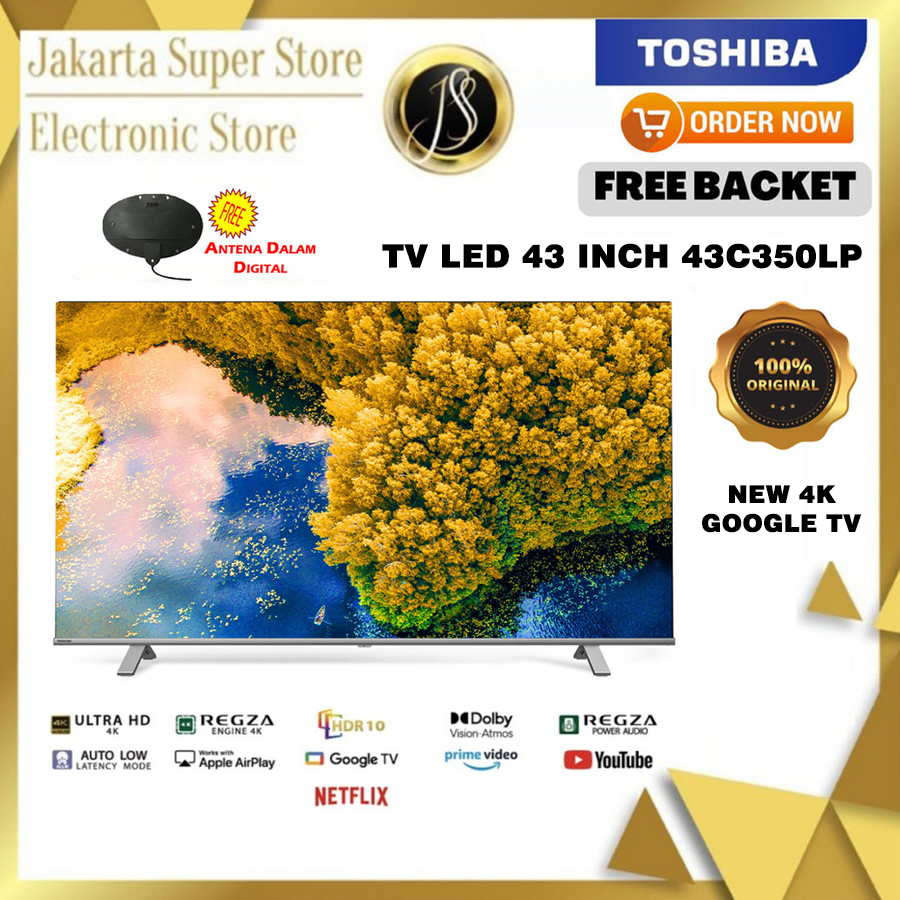 Jual Toshiba C Lp Led New K Google Tv Inch Shopee Indonesia