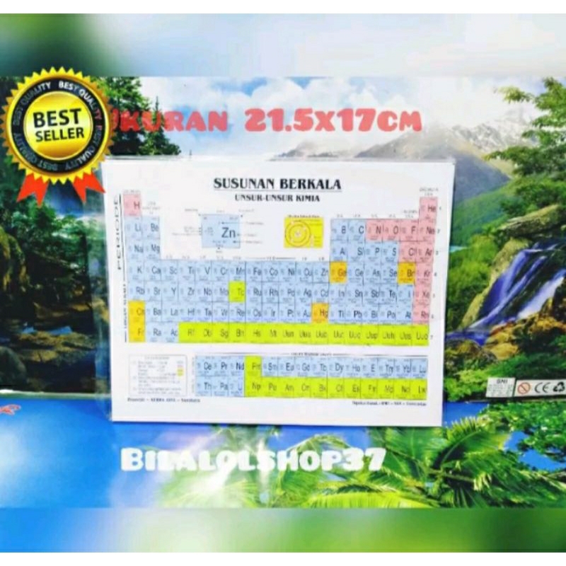 Jual Isi 50 Pcs Susunan Berkala Tabel Periodik Kimia Shopee Indonesia