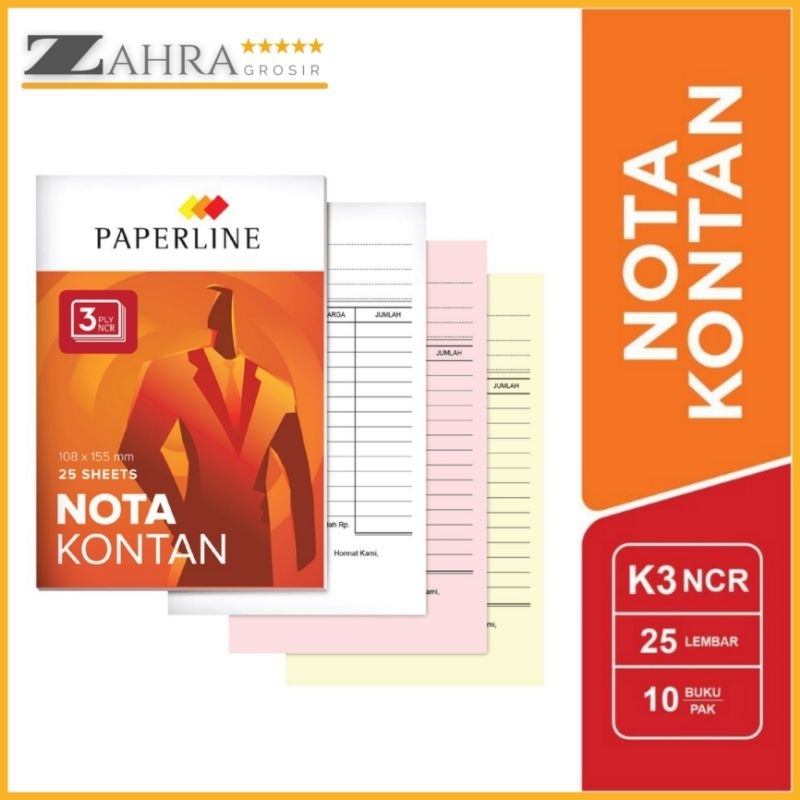 Jual Buku Nota Kontan Paperline Kecil Rangkap Ply X Sheets