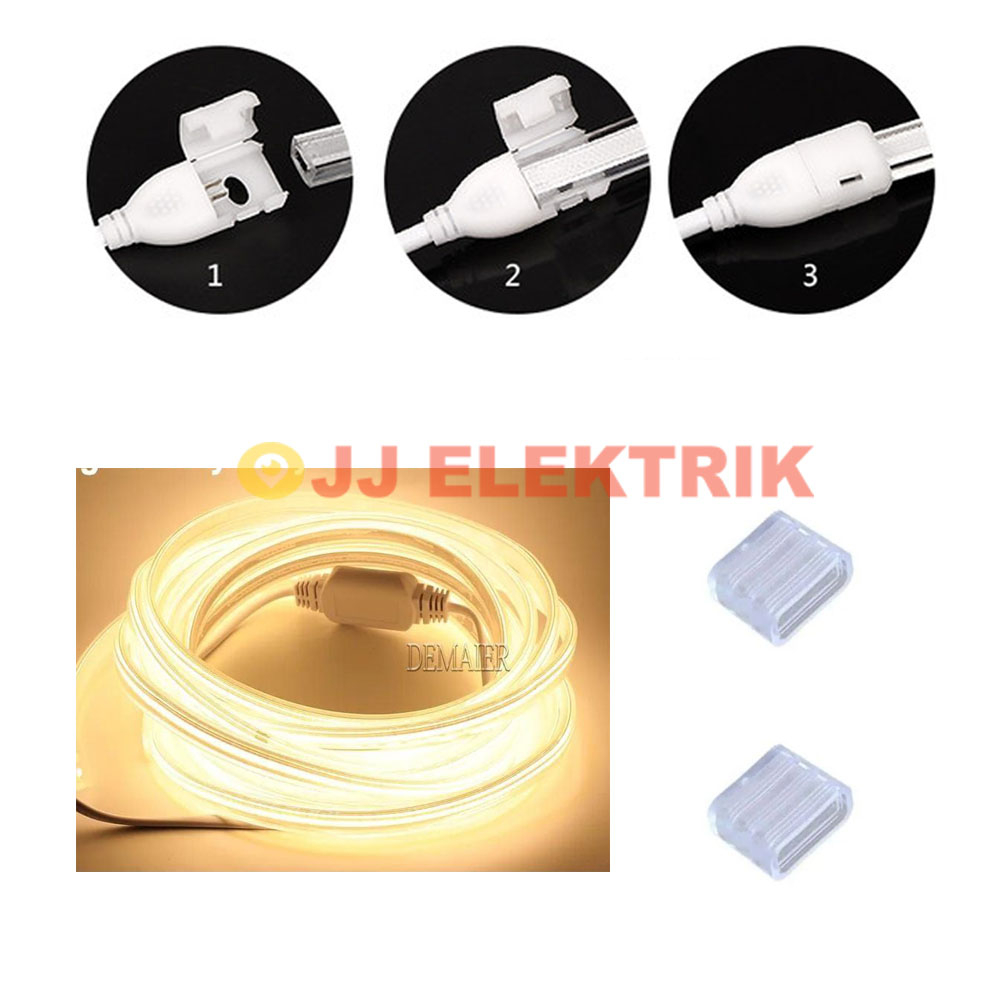 Jual Lampu LED Strip Selang COB 220V Dotless Meteran Plafon Dekorasi