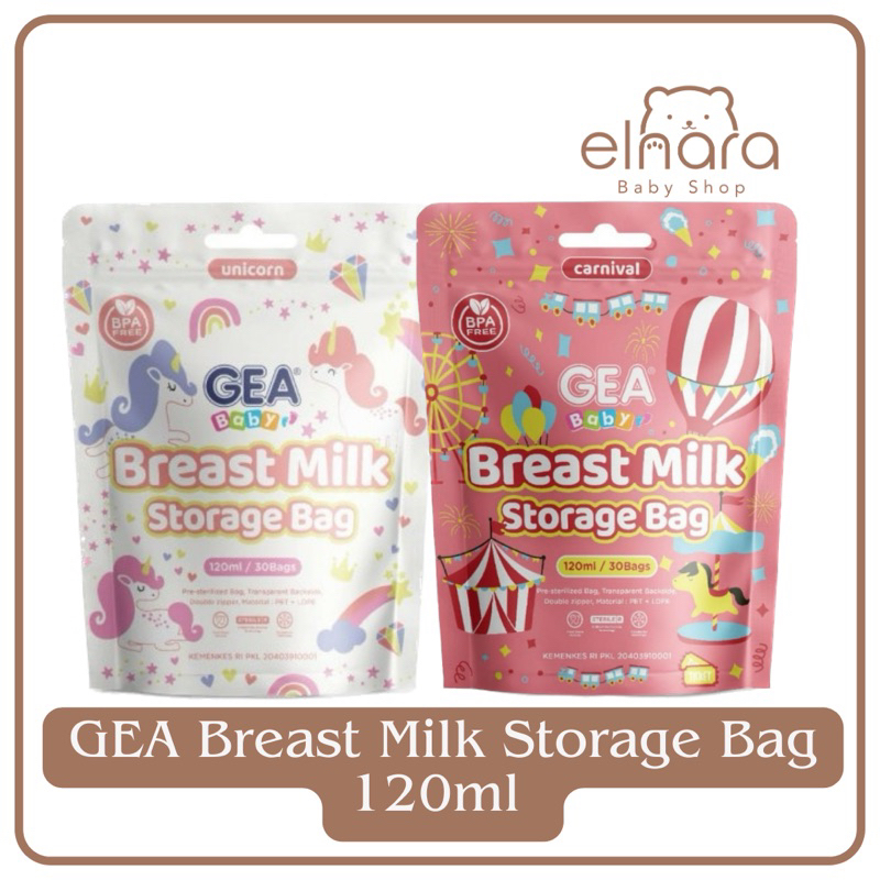 Jual Gea Breast Milk Storage Ml Kantong Asi Shopee Indonesia