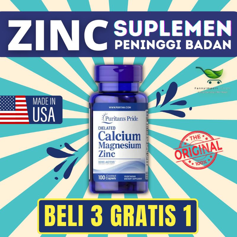 Jual Zinc Obat Peninggi Badan Original Import Herbal Asli Ampuh Paling