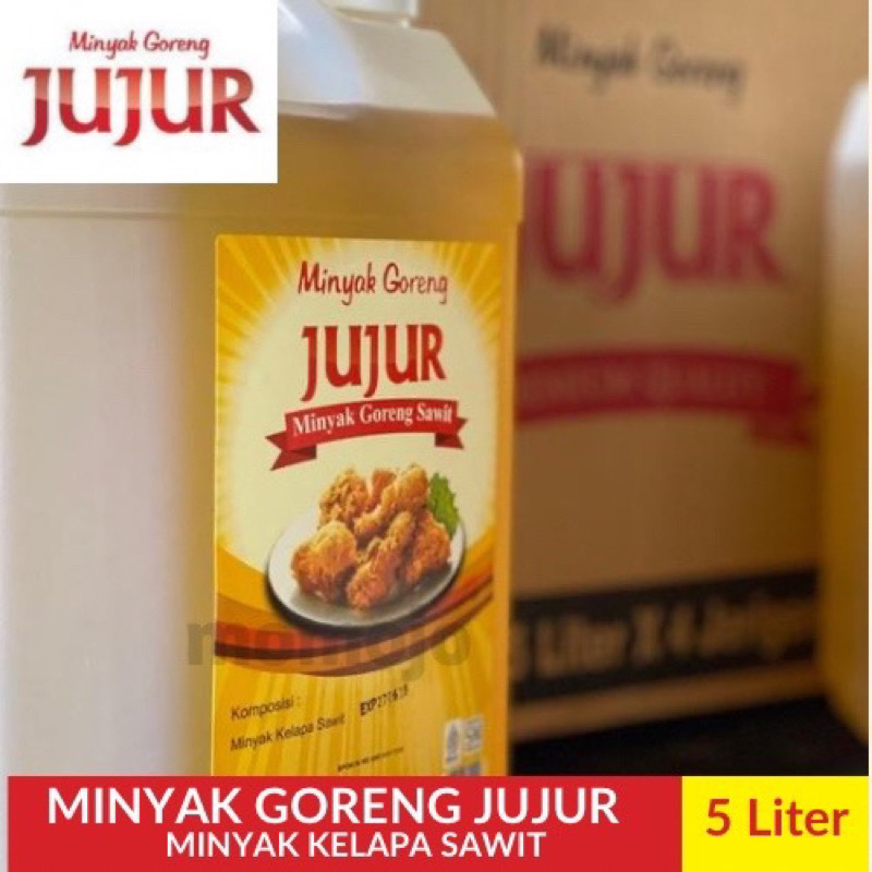 Jual Minyak Goreng JUJUR Kemasan Jerigen 5 LITER Shopee Indonesia