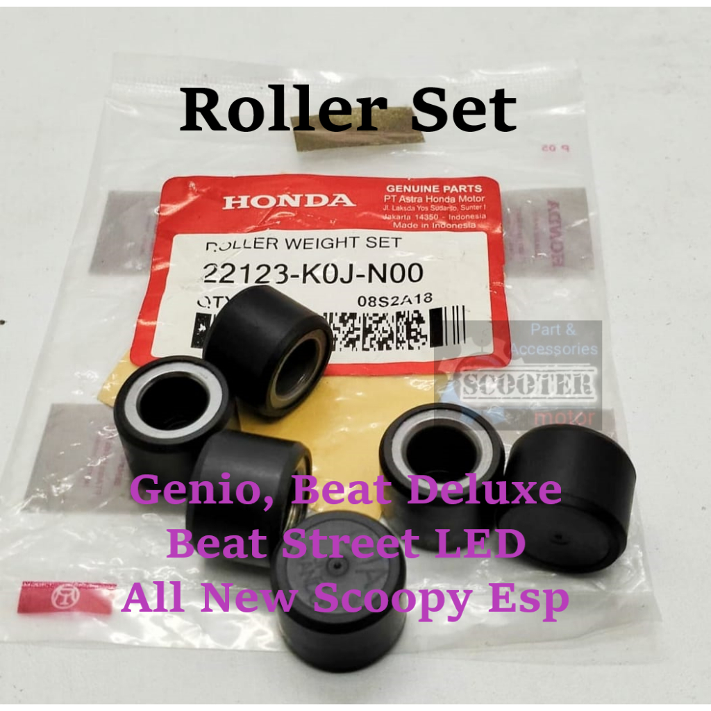 Jual Roller Set KOJ Genio All New Scoopy ESP Beat Sporty Street Led