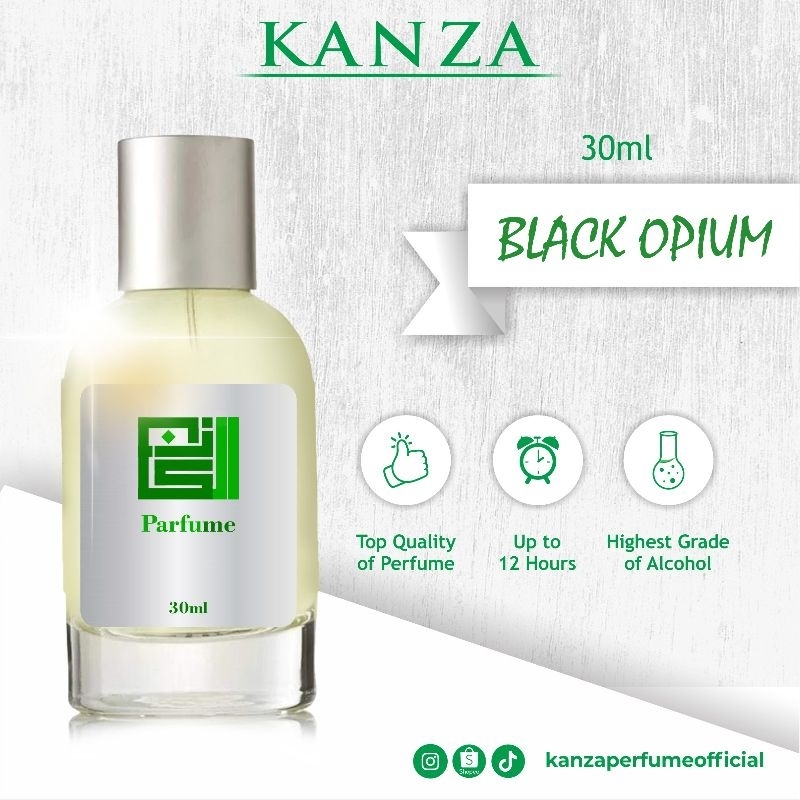 Jual COD Parfum Pria Wanita Black Opium Tahan Lama Inspired