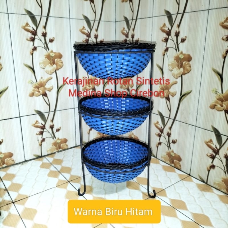 Jual PROMO Free Babblewarp RAK BAWANG TEMPAT WADAH BUMBU DAPUR