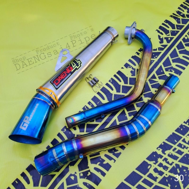 Jual Daeng Sai4 Pipe Conical Exhaust Open Pipe TMX Skygo Raider 150