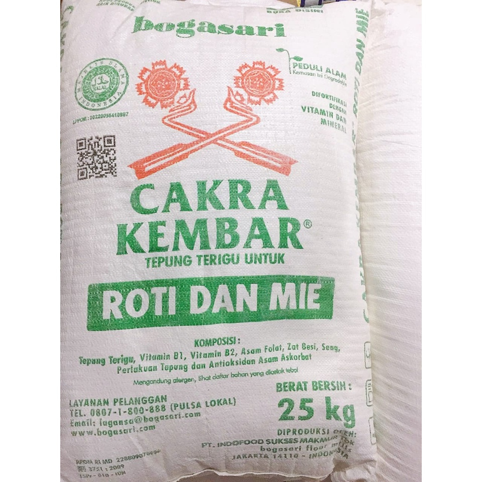 Jual Tepung Terigu Cakra Kembar Bogasari Kemasan Repack Shopee