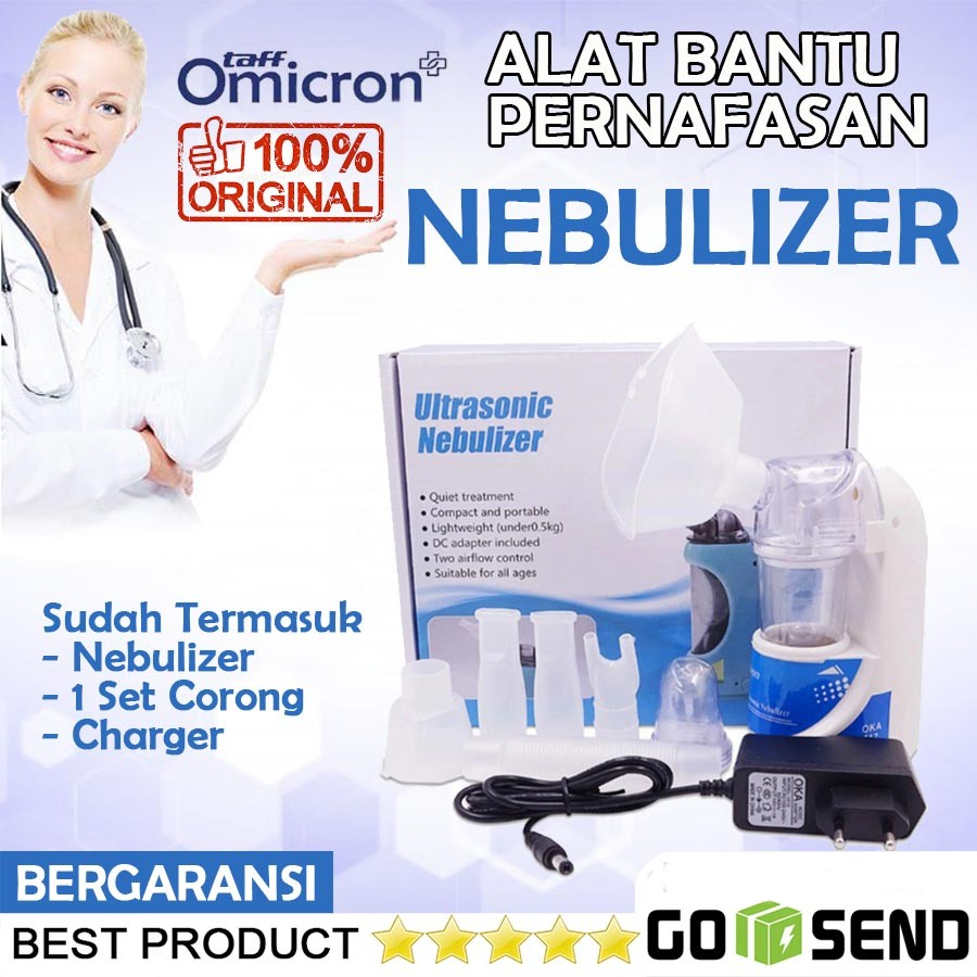 Jual COD Alat Terapi Uap Asma Pernapasan Ultrasonic Inhale Nebulizer