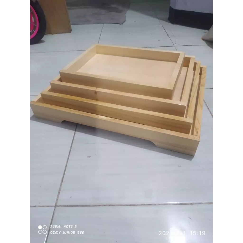 Jual Box Seserahan Kotak Kayu JATI BELANDA Hantaran Pernikahan Include