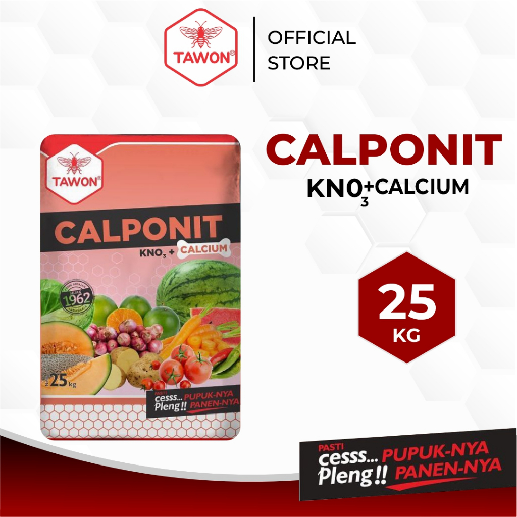 Jual Pupuk Calponit Tawon KNO3 Calsium 25 Kg Shopee Indonesia