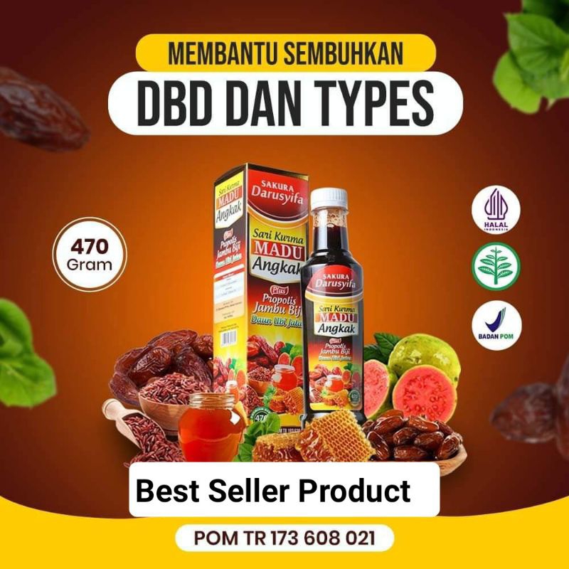 Jual Sari Kurma Angkak Madu Propolis Terlaris Darusyifa Sakura