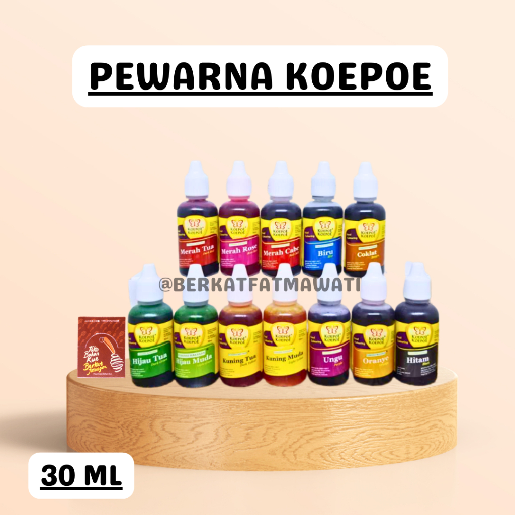 Jual Pewarna Keopoe All Varian Coloring Food Ml Pewarna Makanan