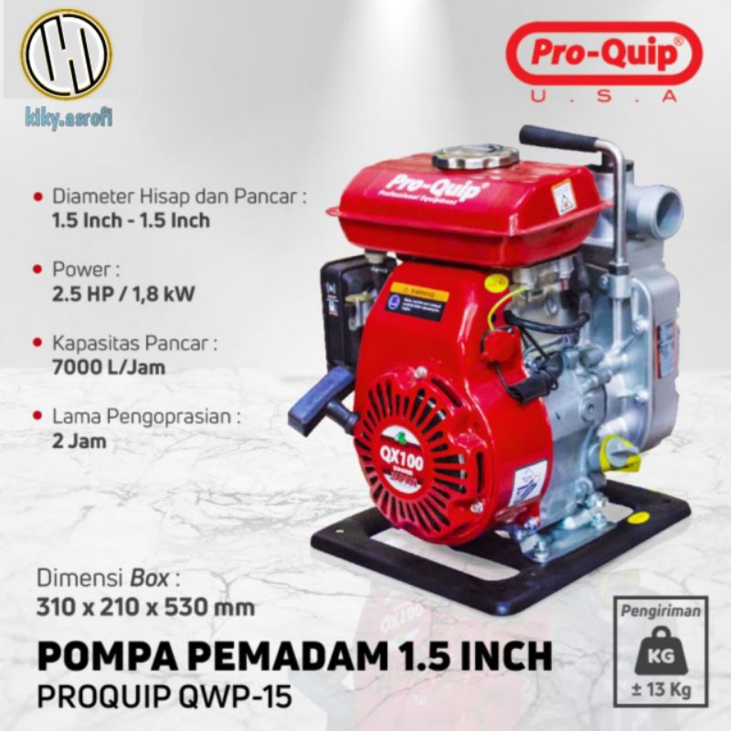 Jual Pro Quip Qwp Mesin Pompa Air Mini Alkon Sedot Air Sawah Water