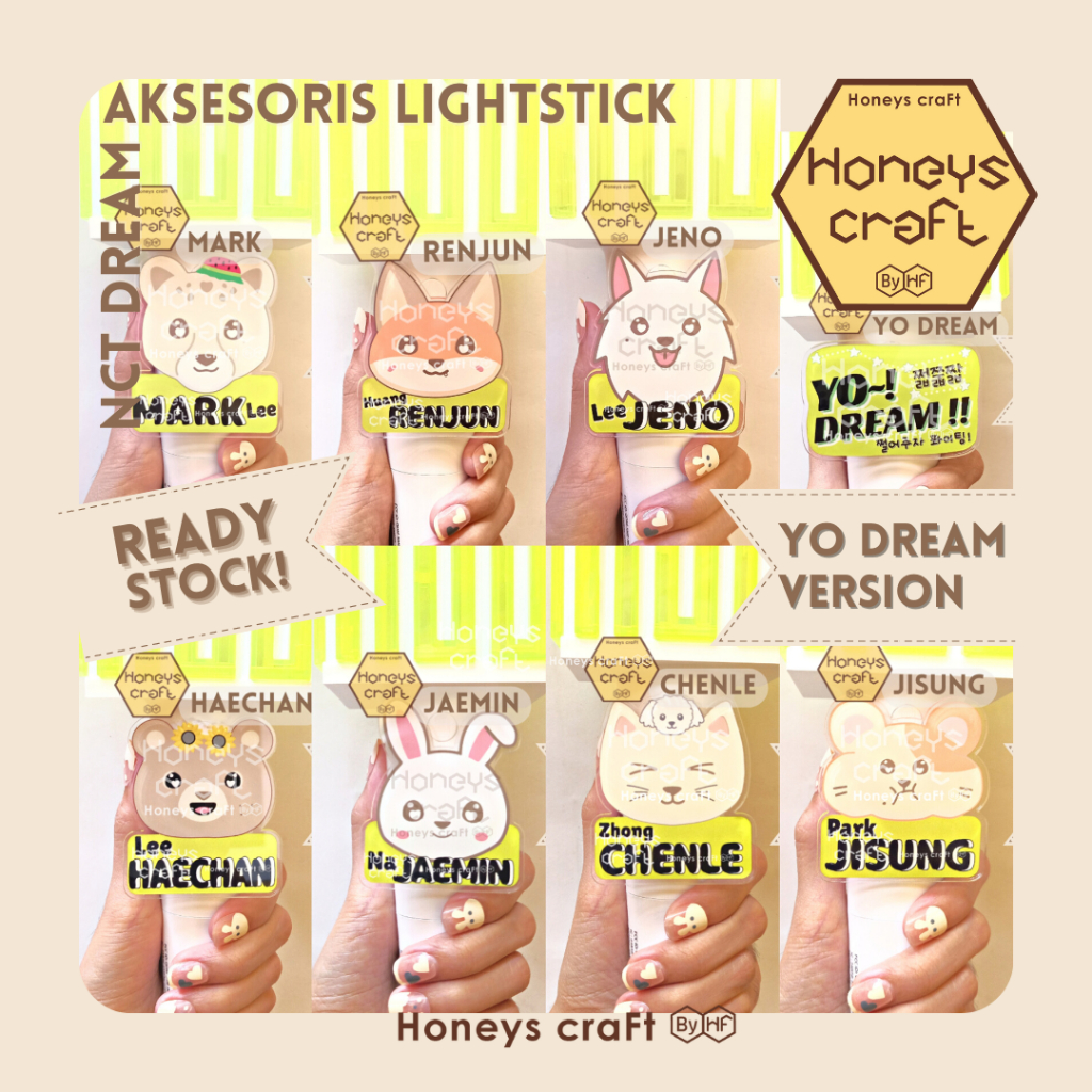 Jual Honeys Craft Ready Stock Aksesoris Lightstick NCT Dream Yo Dream