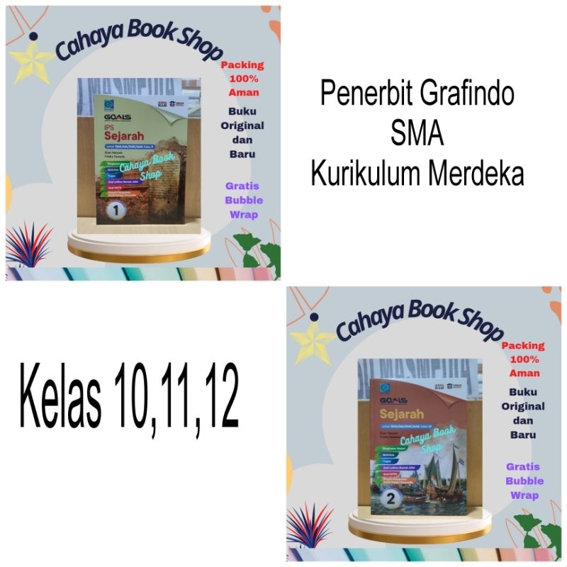 Jual Buku Goals Ips Sejarah Kelas Sma Kurikulum Merdeka