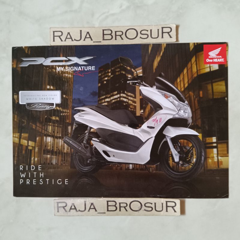 Jual Poster Brosur Katalog Flyer Honda PCX 1255 Honda PCX125 2011