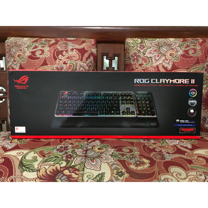 Jual ROG CLAYMORE II WIRELESS OPTICAL MECHANICAL GAMING KEYBOARD