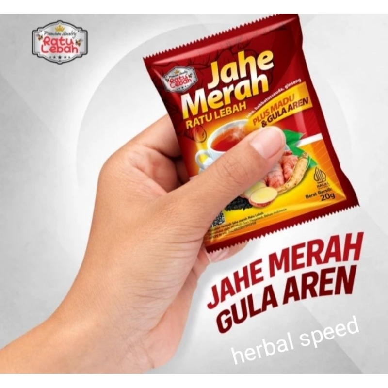 Jual JAHE MERAH Plus Gula Aren MINUMAN HERBAL JAHE MERAH 1renceng