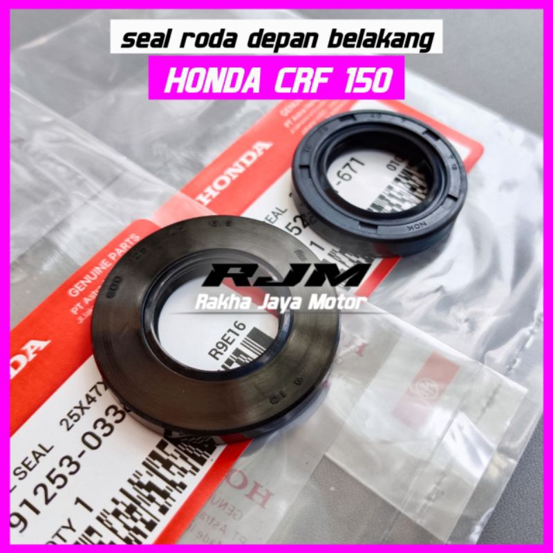 Jual BEARING DAN SEAL RODA HONDA CRF 150L 150F KARET SEAL SIL PENUTUP