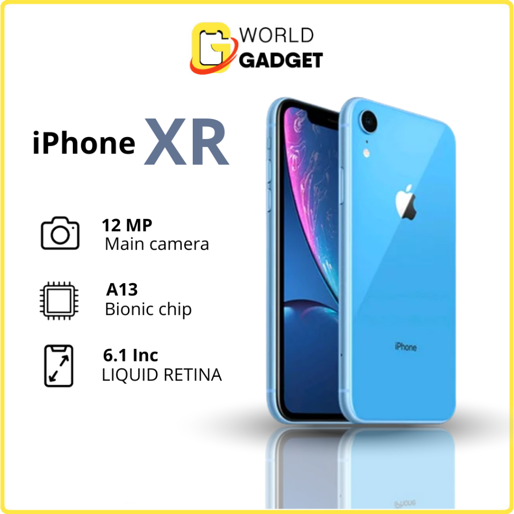 Jual IPhone XR 64GB 128GB 256GB BERGARANSI FULLSET ORIGINAL