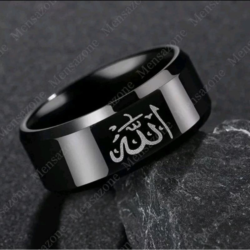 Jual Cincin Titanium Pria Dan Wanita Lafadz Allah Shopee Indonesia