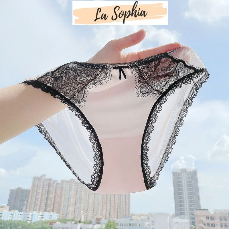 Jual La Sophia Celana Dalam Wanita Satin Premium Dihiasi Renda Cantik