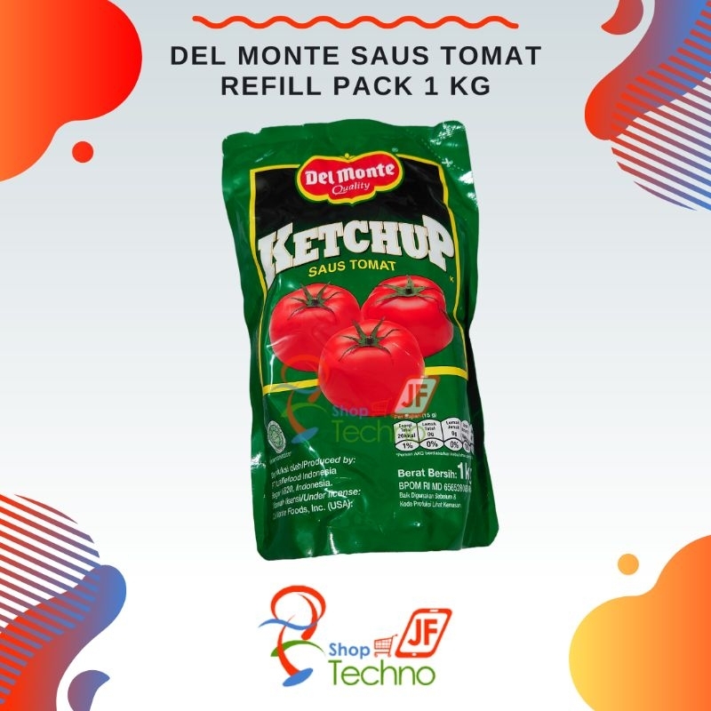 Jual Del Monte Ketchup Saus Tomat Refill Pouch Kg Shopee Indonesia