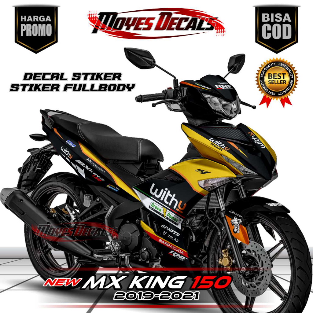 Jual Decal Fullbody Jupiter Mx King Decal Stiker Motor Mx King Design