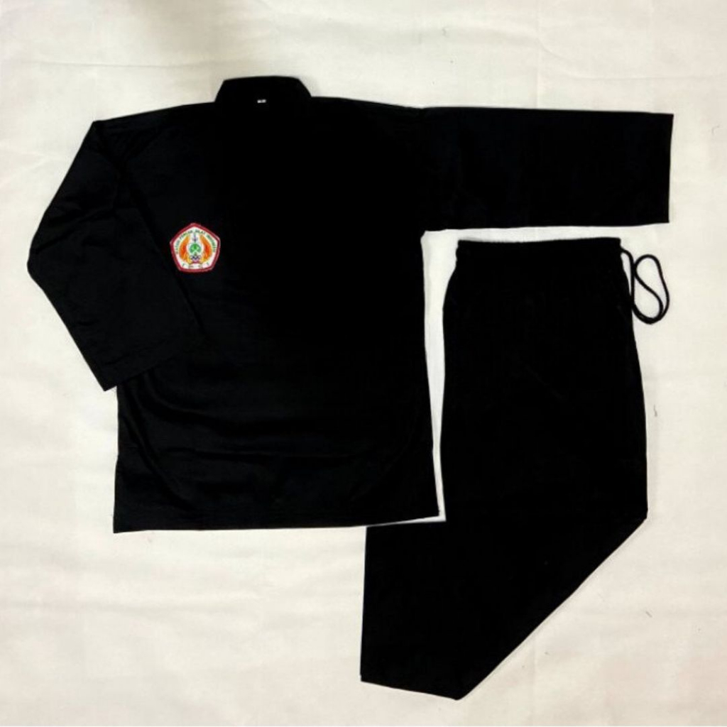 Jual Baju Set Silat Hitam Ipsi Pakaian Set Sakral Pencak Silat Dewasa