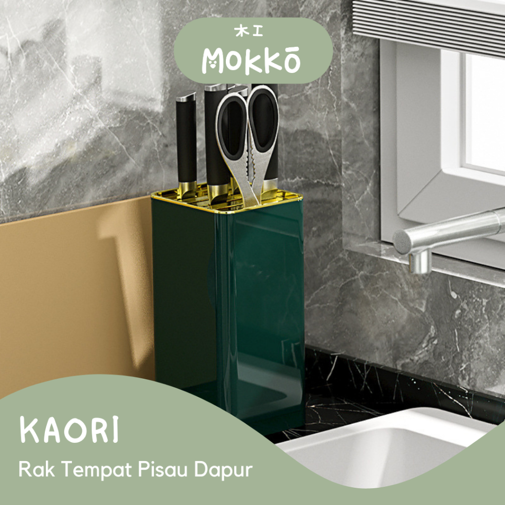 Jual Mokko Kaori Tempat Piso Dapur Skandinavian Holder Peralatan