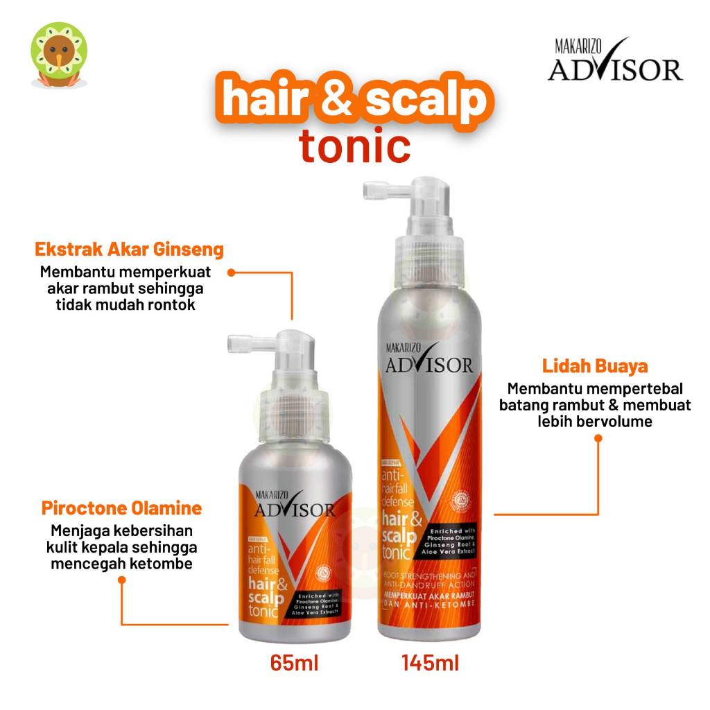 Jual MAKARIZO ADVISOR HAIR SCALP TONIC 145ML MAKARIZO HAIR TONIC